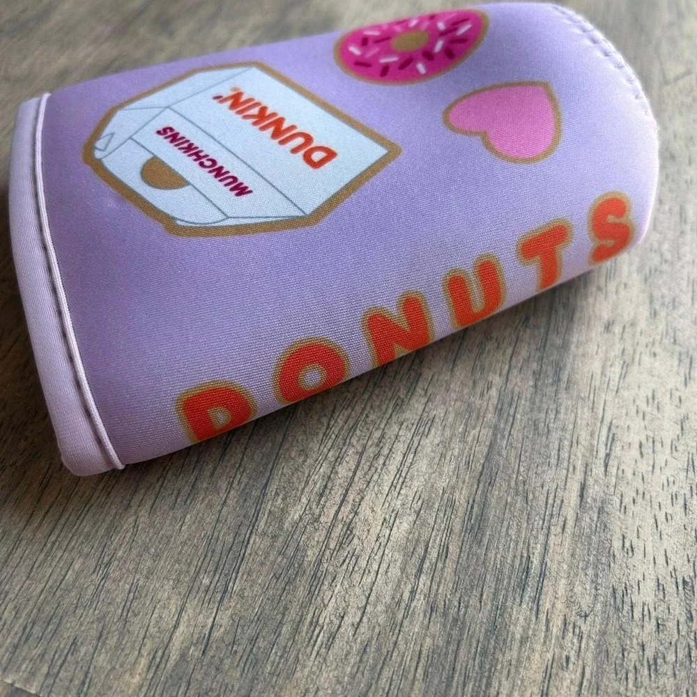 Stoney Clover Lane x Dunkin Donuts Iced Coffee Cup Sleeve Lilac Purple Neoprene